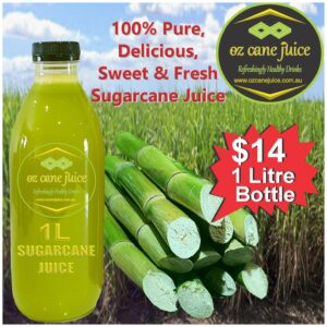 1L Bottle Fresh & Sweet 100% Sugarcane Juice
