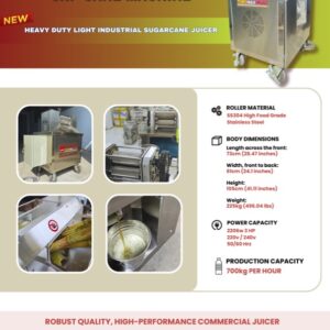 TuboMax Mini 3HP Cane Machine