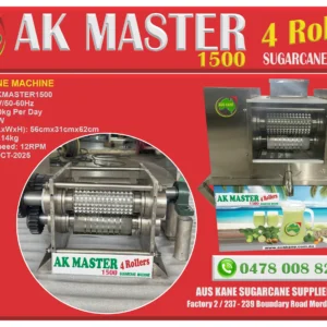 AK Master1500 4-Roller Sugarcane Machine