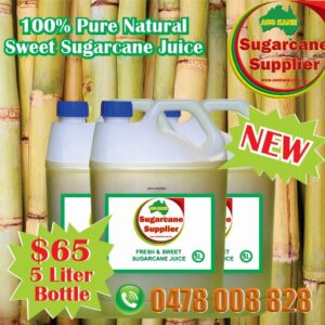 5L Bottle Fresh & Sweet 100% Sugarcane Juice